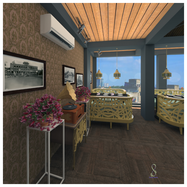 Restaurant Interior Render